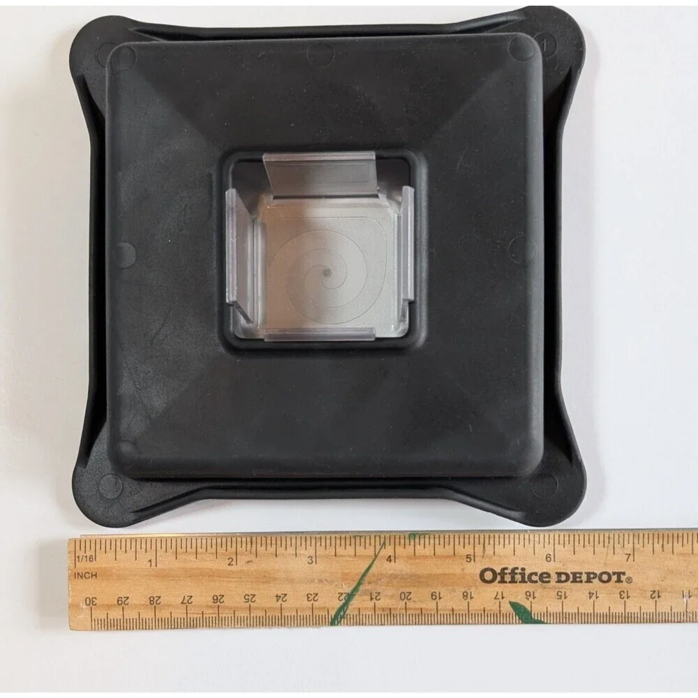 Blendtec Hard Lid with Clear Center Cap Insert Replacement Square Blender Top